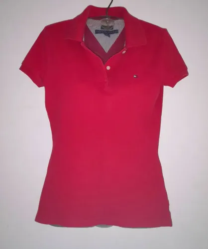 Camisa Polo Tommy Hilfiger Vermelha