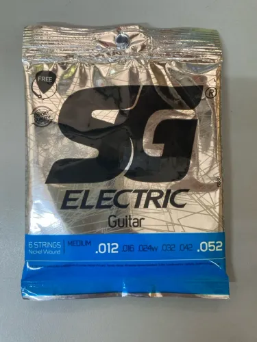 Encordoamento Corda Para Guitarra Sg 012-052 Niquel