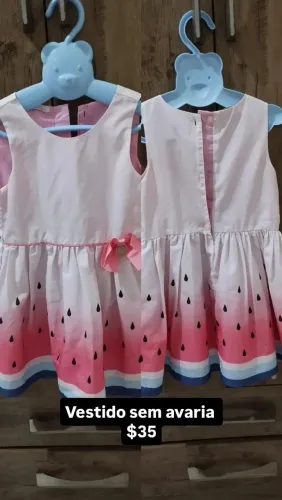 Vestido estampa de melancia 