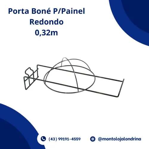 Porta Boné P/ Painel Redondo