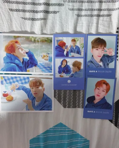  Joohoney e Kihyun Post Card + Polaroid - Monsta X Season Greetings 2021