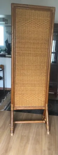 Biombo em rattan