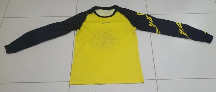 Camisa Goleiro Penalty S11 infantil 12 anos manga longa acolchoada