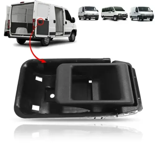 MAÇANETA INTERNA DUCATO JUMPER BOXER 2002 A 2017 PORTA TRASEIRA LADO DIREITO