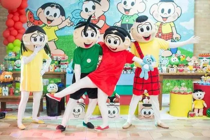 Turma da Monica personagens vivos cover festa infantil