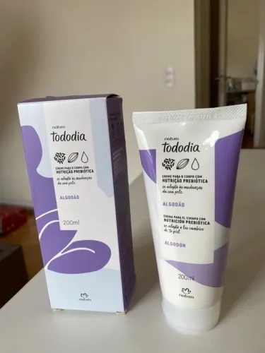 Natura Tododia Algodão Creme 200ml - Novo