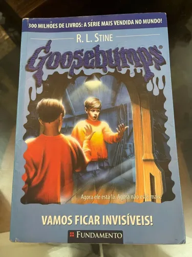 Livro Goosebumps  Livros da Série Goosebumps  Vendo 4 Livros Goosebumps