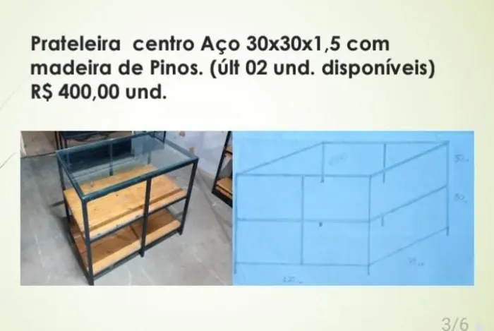Prateleira balcão 