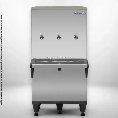 Bebedouro Industrial de 100 Litros com 3 torneiras