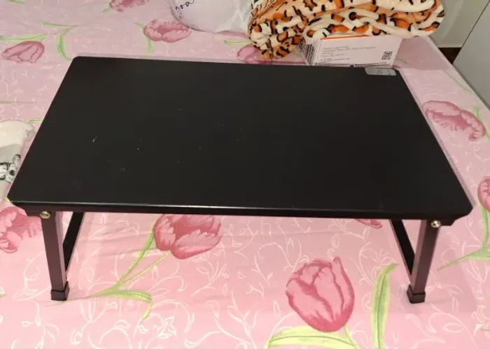 Mesa Suporte Dobrável Portátil P/ Notebook Preto - Semi novo