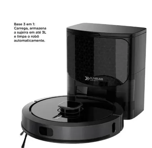 Robô de limpeza com wi-fi Kabum 900 smart