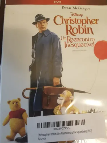 Dvd filme christopher robin - um reencontro inesquecível (novo)