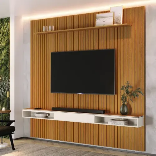 Painel Ripado Gigante com Home 2,25