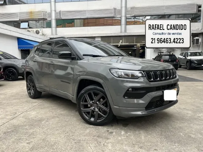 COMPASS S 1.3 TURBO 2025 - TETO SOLAR / LOJA JEEP *CHAMA NO ZAP*