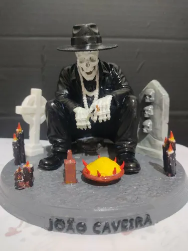 Imagem João Caveira impressão 3D 
