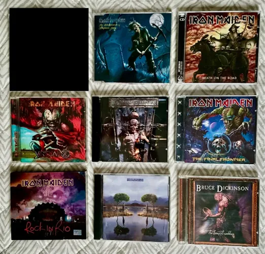 CDS Iron Maiden e Bruce Dickinson