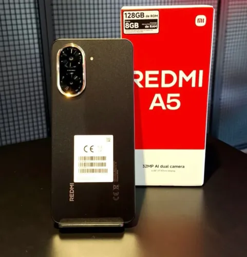 Redmi A5 128gb/4Ram Preto com Promoção+ entrega grátis