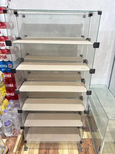 Prateleira expositor vidro 