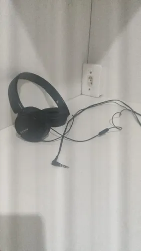 Headset Sony ZX319AP - Defeito no Plugue P2 (peças/reparo)