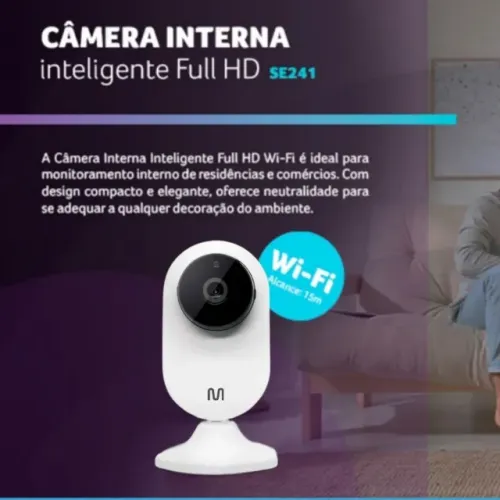 Câmera Interna Inteligente Full HD Wi-Fi
