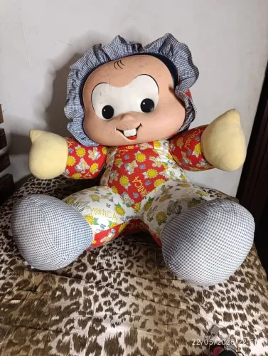 Boneca Pelúcia Mônica Turma da Mônica