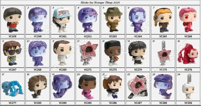 Kinder Joy Stranger things Europeu (NÃO COMPRAR ANÚNCIO) Leia descrição 