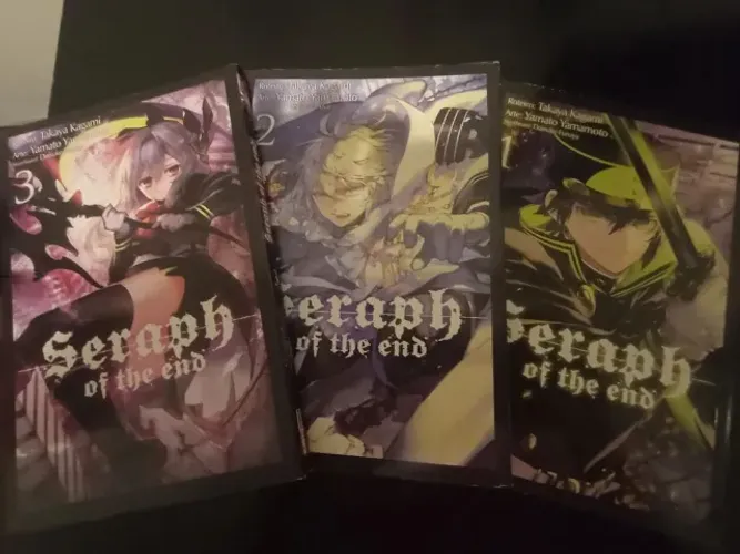 Kit Mangá - Seraph of the End - Vol. 1, 2 e 3 - Panini