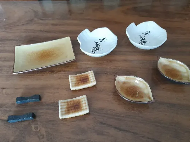 Kit pratos pequenos sushi