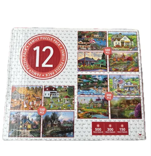 Combo com 11 quebra cabeças Importados marca Cardinal Completos