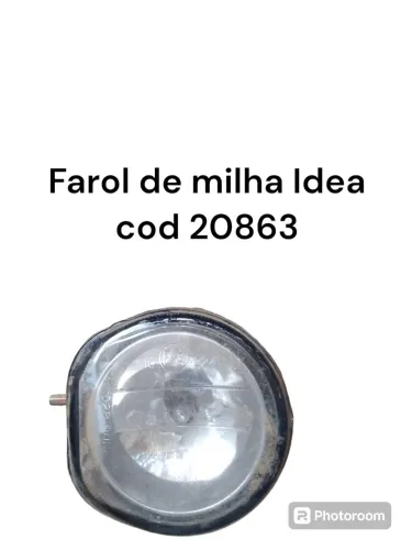 Farol De Milha Fiat Idea Cod 20863