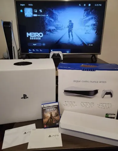 Ps5 Software 12.02 Mídia Física na Caixa Zerado!