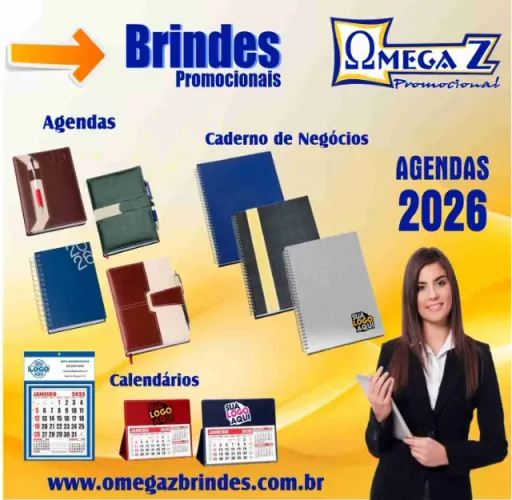 Brindes - Agendas - Cadernos de Negócios - Moleskeni - Calendários 