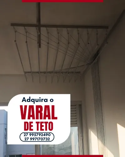 Varal de teto