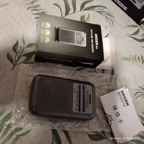 Rádio portátil Degen DE333