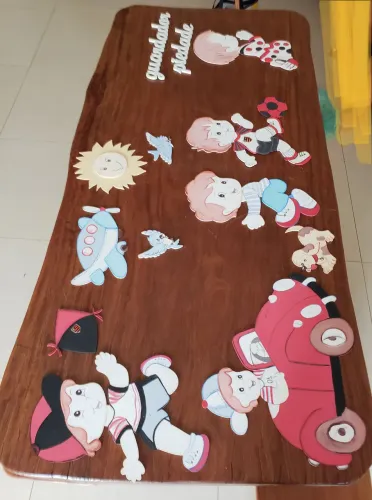 Kit de Decoração MDF Quarto Infantil + Flamengo (USADO)