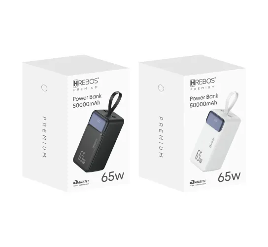 Power Bank Hrebos Premium 50000mAh 65W