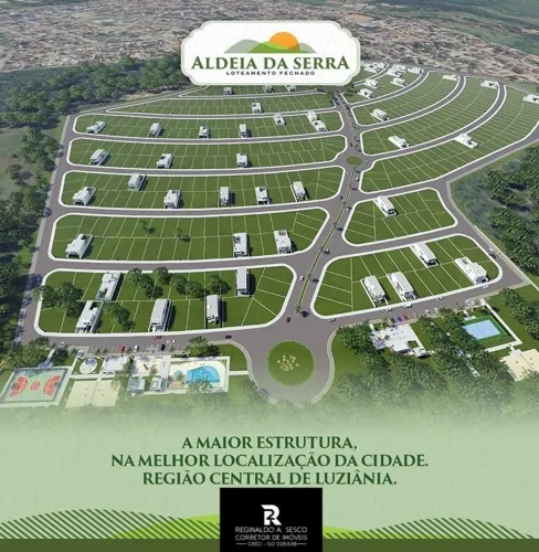 Condomínio Fechado Aldeia da Serra. Fica no Setor Fumal em Luzia?nia/GO