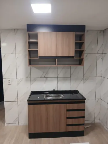Balcão de pia 100% MDF + armário aéreo - NOVO - ENTREGAMOS 