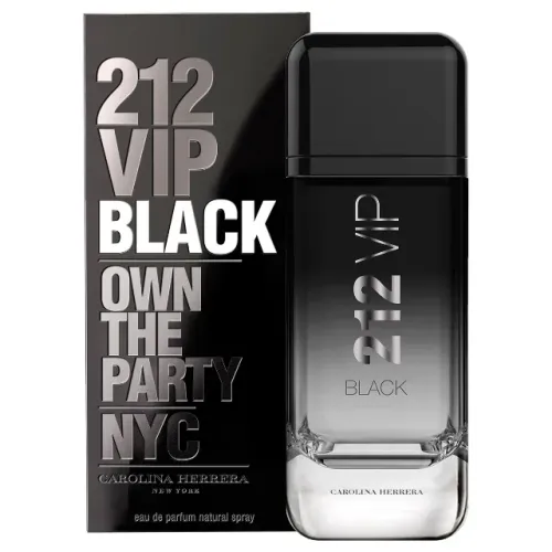 Perfume 212 Vip Black Carolina Herrera Eau de Parfum 100ml