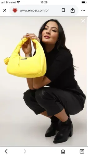 Bolsa Amarela - Santa Lolla - Estilo e Charme para Você!