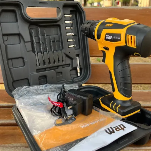 Parafusadeira e furadeira Wap bateria 12V