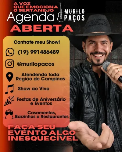 Murilo Paços Cantor Sertanejo