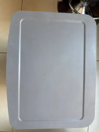 Lixeira grande 80L com divisória Ou