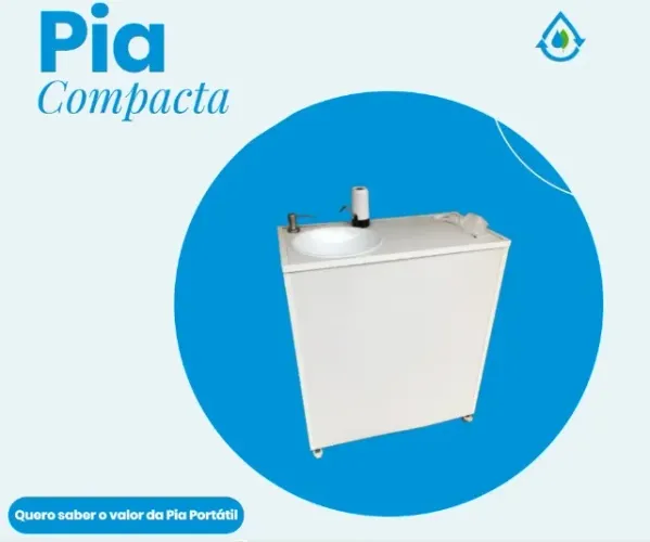 Pia Compacta  Portátil 20L