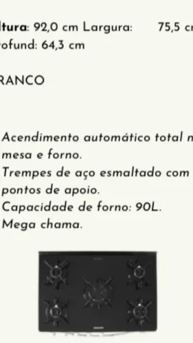 Fogão para a família