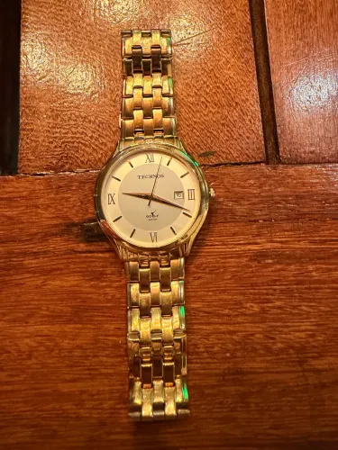Relógio Technos Golf Dourado (muito conservado)