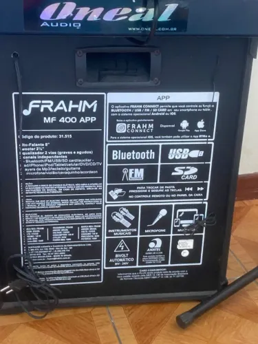 Caixa Amplificada Frahm MF 400 APP