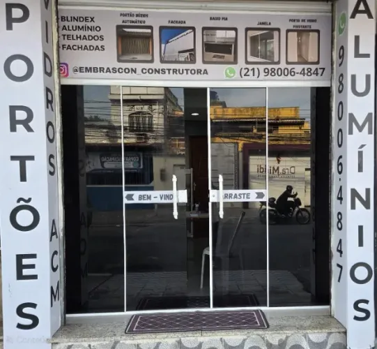 PORTA DE CORRER DE VIDRO TEMPERADO (BLINDEX) DIRETO DA FÁBRICA