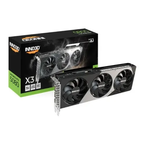 RTX 5080, INNO3D X3 OC, 16GB, GDDR7 - LOJA CONCEITUADA