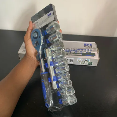 kit ferramenta Soquete Catraca 12 peças